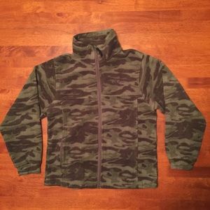 Columbia Camouflage Zip Up Jacket